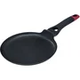 Pyrex Optima Crêpière 25 cm pour Induction - Noir - Tous Feux - Revêtement sans PFAS - Compatible Lave-vaisselle - Cuisson Homogène