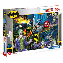 CLEMENTONI Puzzle Batman DC Comics 104 pièces - 33.5 x 23.5 cm