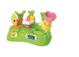Clementoni - Jeu de jardin pour bébé, découverte des formes et des couleurs, 24 x 15 x 15 cm