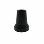Micel Embouts lisses CNT11 pour béquilles 21 mm, Noir, 25 unités