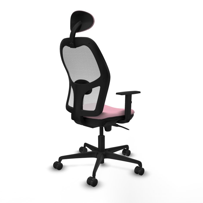 Piqueras y Crespo Chaise de Bureau Jorquera 1D036N1 Rose et Blanc Piqueras y Crespo Chaise de Bureau Jorquera 1D036N1 Rose et Blanc