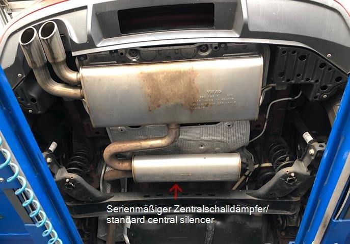Fox Silencieux arrière SE042087-290 pour Seat Leon 5F