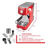 Solis Barista Perfetta Plus V2 1170 rouge