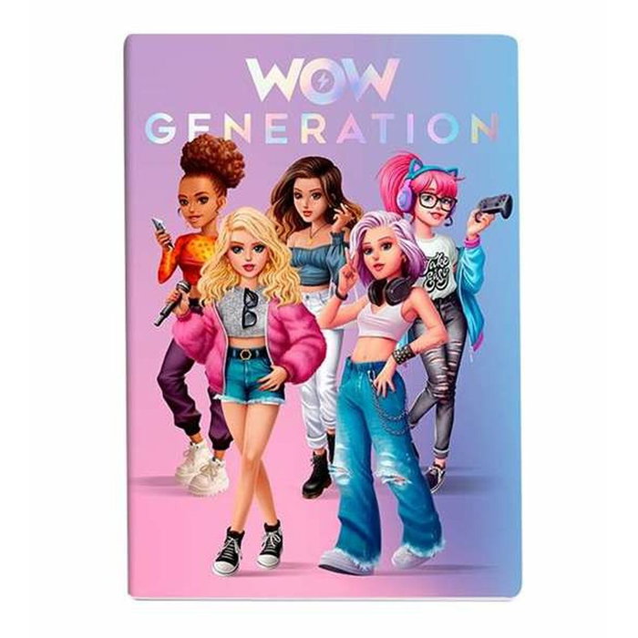 Kids Euroswan Lot de 3 carnets A5 Wow Generation à couverture souple Kids Euroswan Lot de 3 carnets A5 Wow Generation à couverture souple