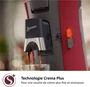 Philips SENSEO Select Cafetière à Dosettes CSA240/91 Rouge, 3 Intensités, Crème Onctueuse, Préparation 1 ou 2 Tasses, Mousse Booster, Écologique