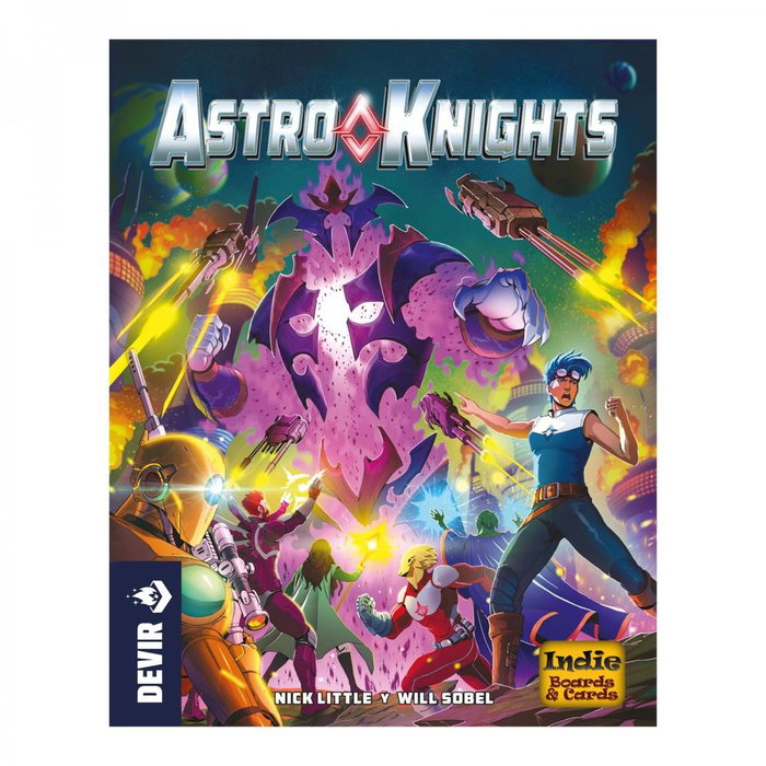 Devir Jeu de plateau Astro Knights – Jeu coopératif de construction de deck, 1 à 4 joueurs, 45 minutes, dès 10 ans