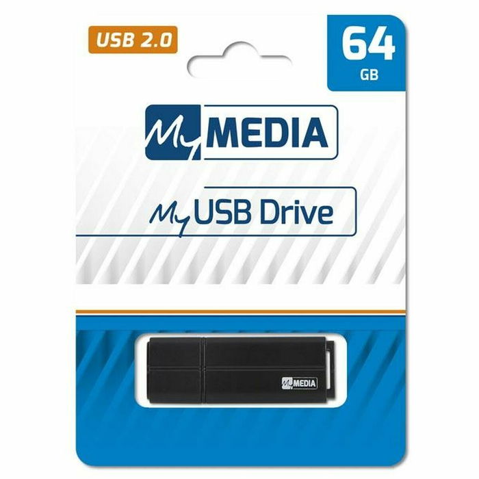 Clé USB Verbatim MyMedia 64 GB Noir