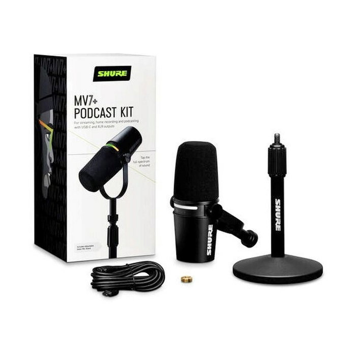 Shure MV7+-K-BNDL Microphone dynamique