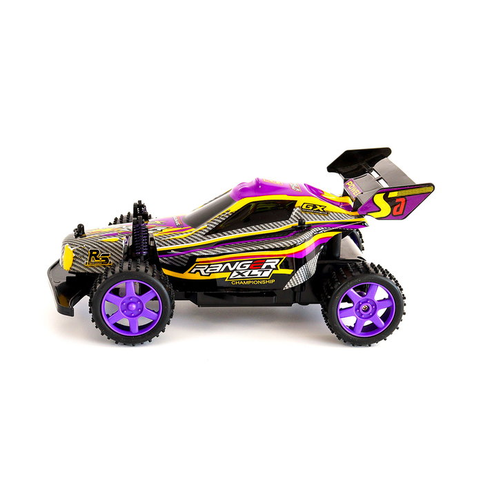 Tachan Voiture Télécommandée Buggy Retador Amarillo 1:18 - Radio-Commande 2.4 GHz avec Éclairages - Manuel en Anglais, Portugais, Espagnol - Réf. T01013
