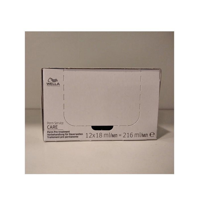 Wella Perm Service Care - Kit de 12 flacons de 18 mL (Caisse complète) - Produit préparateur pour permanente et lissage - Protège et uniformise la chevelure Wella Perm Service Care - Kit de 12 flacons de 18 mL (Caisse complète) - Produit préparateur pour permanente et lissage - Protège et uniformise la chevelure