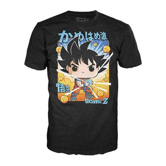 Funko Pop & Tee Dragon Ball Z Goku Kamehameha avec t-shirt taille L