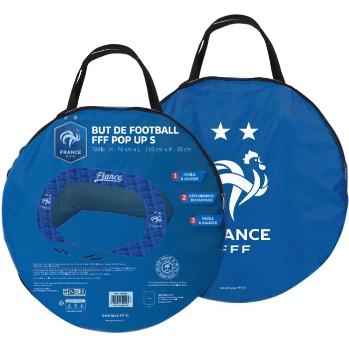 FFF But Pop Up S - But de football pliable et transportable, idéal pour entraînements et matchs