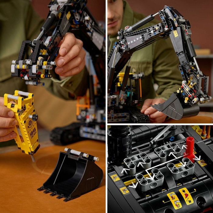 LEGO Technic Pelleteuse Volvo EC500 Hybride 42215