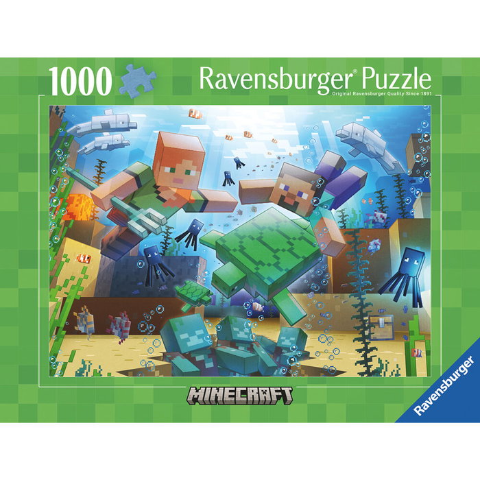 Ravensburger Puzzle Minecraft Mosaic 1000 pièces