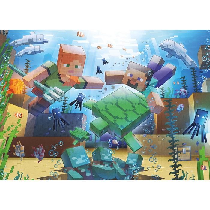 Ravensburger Puzzle Minecraft Mosaic 1000 pièces