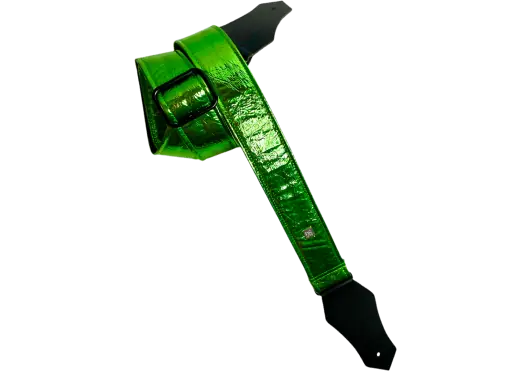 GETM Corrèe Guitare/Basse Distressed Vert Simili Cuir 165cm GETM Corrèe Guitare/Basse Distressed Vert Simili Cuir 165cm