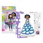 Crayola Album Créations Mode Glam Fashion 04 1273 pour devenir styliste avec 30 pages, 100 stickers et modèles d'accessoires en espagnol pour enfants 8 ans et plus