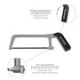 WOLFPACK LINEA PROFESIONAL Mini Arc de Scie Professionnel en Aluminium
