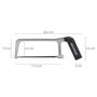 WOLFPACK LINEA PROFESIONAL Mini Arc de Scie Professionnel en Aluminium