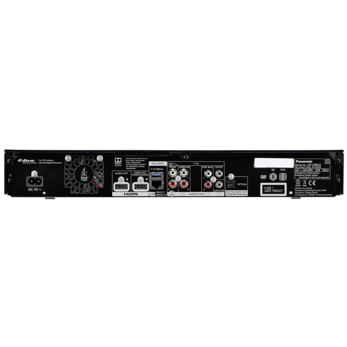 Panasonic DP-UB824EGK Lecteur Blu-ray et DVD 4K Ultra HD Noir Panasonic DP-UB824EGK Lecteur Blu-ray et DVD 4K Ultra HD Noir