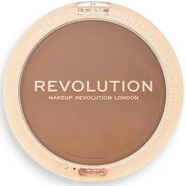 Makeup Revolution Poudre compacte bronzante Ultra Cream Cacao Bronzage Lumière - 6.7 g - Maquillage pour joues