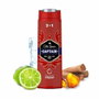 Old Spice Gel douche 3 en 1 Captain 400 ml
