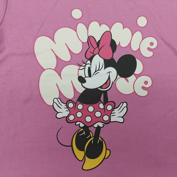 Cerdá Pyjama Court En Jersey Minnie Pour Enfant 6 Ans - Rose