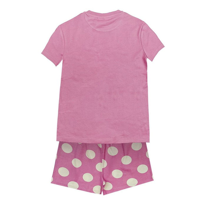 Cerdá Pyjama Court En Jersey Minnie Pour Enfant 6 Ans - Rose