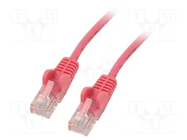 GOOBAY Câble Ethernet Patch Cord Cat 5e U/UTP 20m Rose