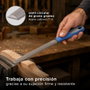 Hantums Lima semiredonda para madera 300mm