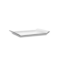Quid Plat Gastro Black Porcelaine 26x18 cm