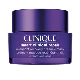Clinique SMART CLINICAL REPAIR Crème + Masque de Nuit Régénérant Anti-Âge Rides et Ridules, Hydratation Intense, 50 ml