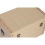 Home ESPRIT Lot de 3 paniers bois traditionnel naturel