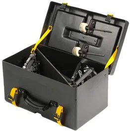 HARDCASE Étui double pédale de grosse caisse granito