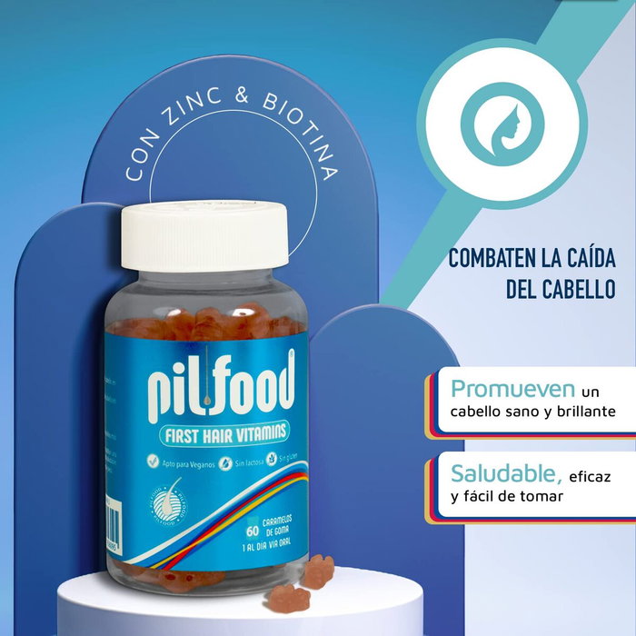 Pilfood FIRST HAIR VITAMINS 60 Gummies Pilfood FIRST HAIR VITAMINS 60 Gummies