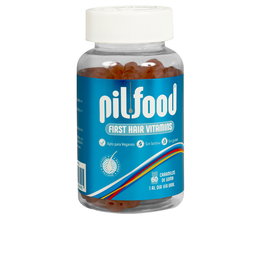 Pilfood Bonbons Gélifiés Cheveux aux Vitamines, Biotine et Zinc - 60 Unités