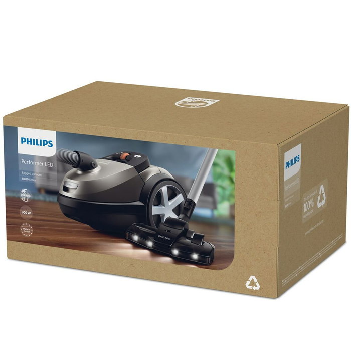 Philips XD8152/12 Aspirateur balai 900 W Gris métallique