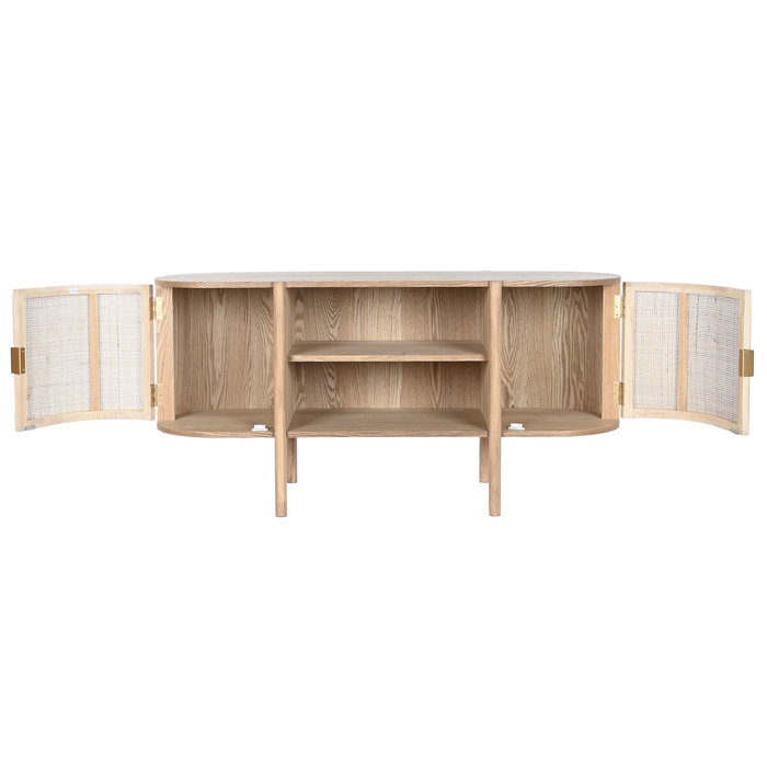 Meubles de télévision Home ESPRIT Naturel Bois d'hévéa 120 x 43,5 x 60 cm Meubles de télévision Home ESPRIT Naturel Bois d'hévéa 120 x 43,5 x 60 cm