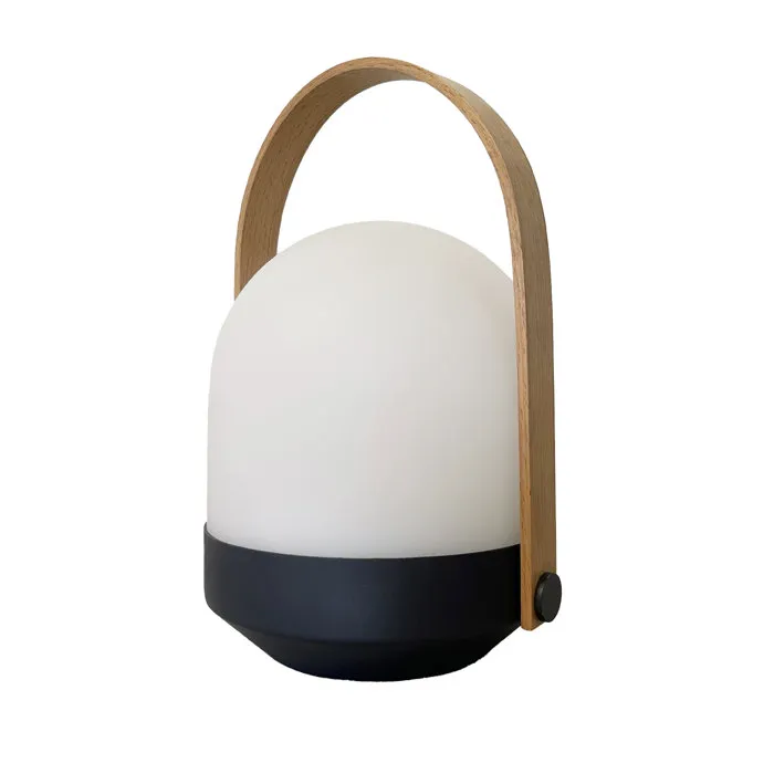 Lumisky AURA - Baladeuse LED sans fil rechargeable USB-C, intensité variable blanc chaud, poignée bambou, IP44, 6h autonomie, H27 cm Lumisky AURA - Baladeuse LED sans fil rechargeable USB-C, intensité variable blanc chaud, poignée bambou, IP44, 6h autonomie, H27 cm