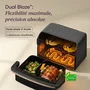 Cosori DualBlaze Twinfry Compact - Friteuse sans huile 8,6L - Blanc