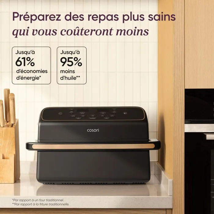 Cosori DualBlaze Twinfry Compact - Friteuse sans huile 8,6L - Blanc