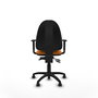 PIQUERAS Y CRESPO Chaise de bureau Aýna, simili cuir orange