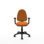 PIQUERAS Y CRESPO Chaise de bureau Aýna, simili cuir orange