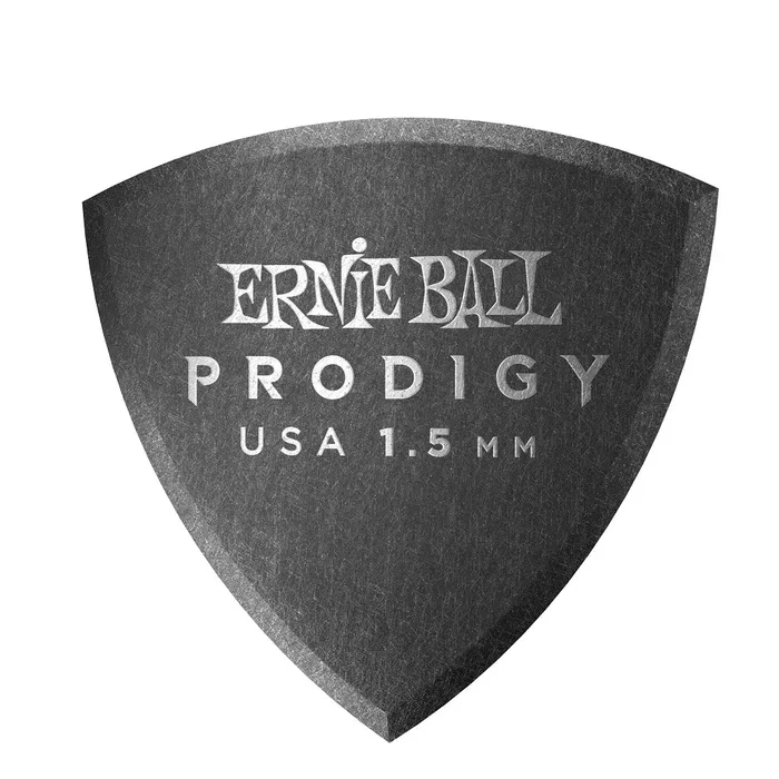 Ernieball Reuleax Médiators Prodigy Delrin Noirs 1,5 mm Lot de 6