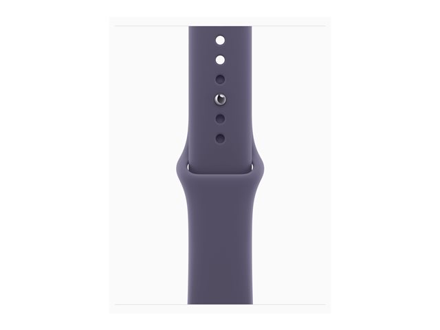 Apple Montre Connectée Smartwatch Series 11 GPS 42 mm Aluminium Argenté Bracelet Sport Niebla Púrpura 64 Go