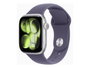 Apple Montre Connectée Smartwatch Series 11 GPS 42 mm Aluminium Argenté Bracelet Sport Niebla Púrpura 64 Go