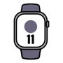 Apple Watch Series 11 GPS 42 mm Argenté et Violet Brume