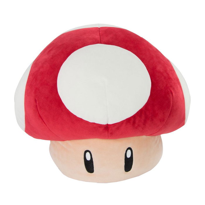 Tomy Mario Kart peluche Mocchi-Mocchi Super Mushroom 40 cm Tomy Mario Kart peluche Mocchi-Mocchi Super Mushroom 40 cm