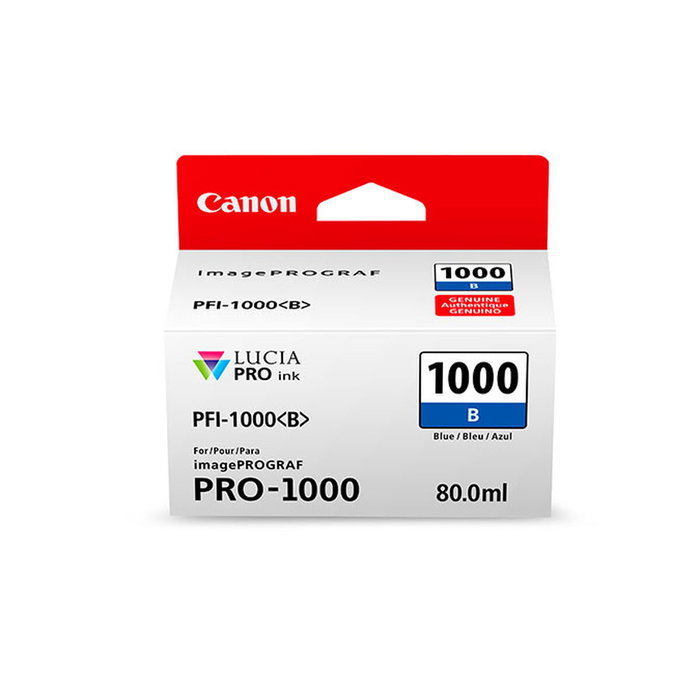 Canon Cartouche d'encre PFI-1000 B / 0555C001 Bleu