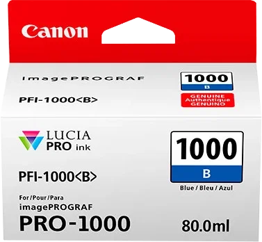 Canon PFI-1000B Bleu 80 ml